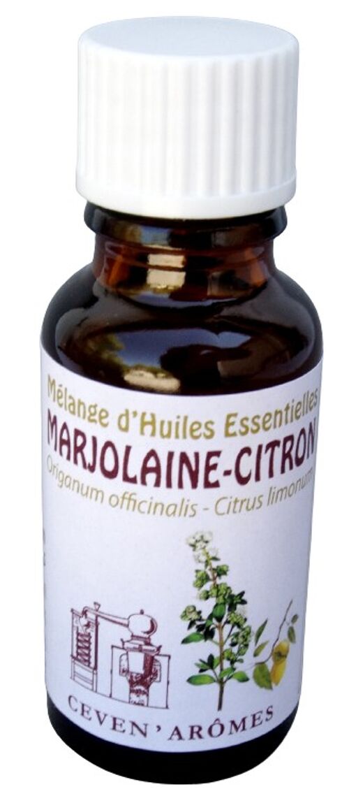 Mélange d'huiles essentielles Marjolaine-Citron 20ml