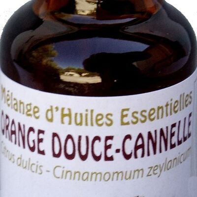 Mélange d'huiles essentielles Orange-Cannelle 20ml