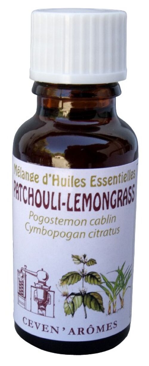 Patchouli-Lemongrass 20ml Huile essentielle
