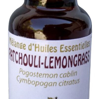 Patchouli-Lemongrass 20ml Essential Oil