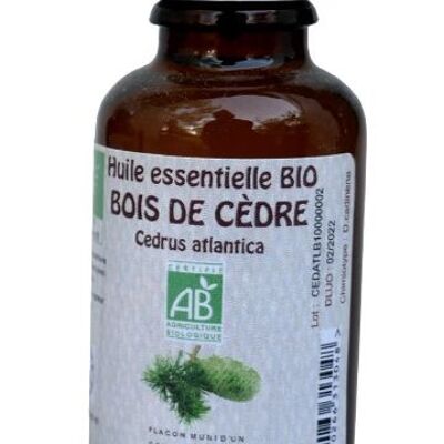 Cedro 30ml Aceite esencial orgánico