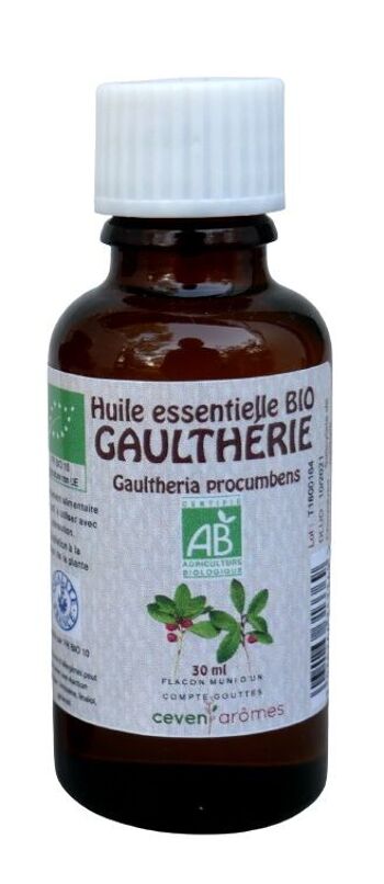 Gaultherie 30ml Huile essentielle bio