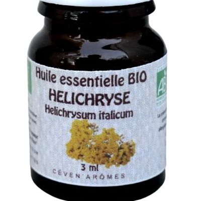 Helicriso italiano 3 ml Aceite esencial ORGÁNICO