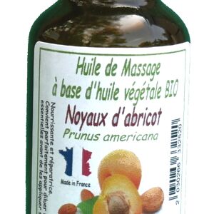 Flacon de 30 ml d'huile de noyaux d'abricot
