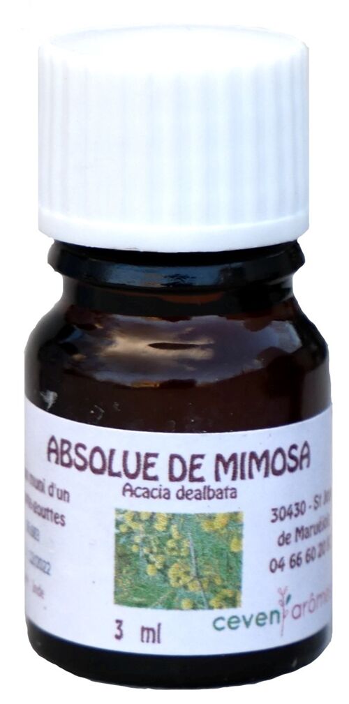 Flacon 3 ml d'Absolue de Mimosa
