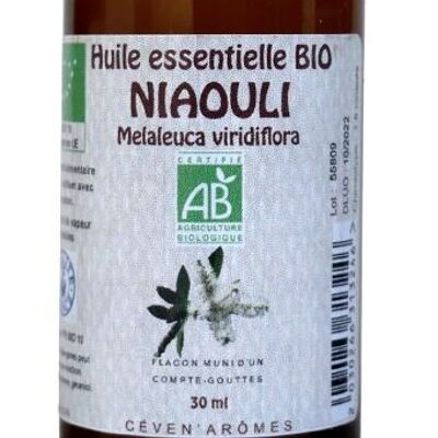 Niaouli 30ml Organic essential oil
