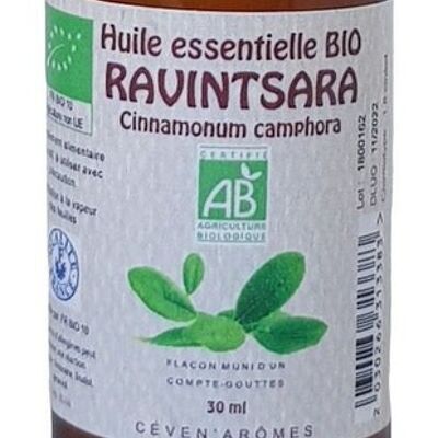 Ravintsara 30ml Organic essential oil