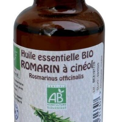 Rosmarin-Cineol 30 ml ätherisches Bio-Öl