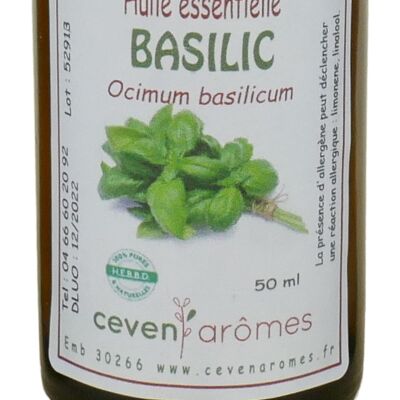 Basilico 50 ml di olio essenziale