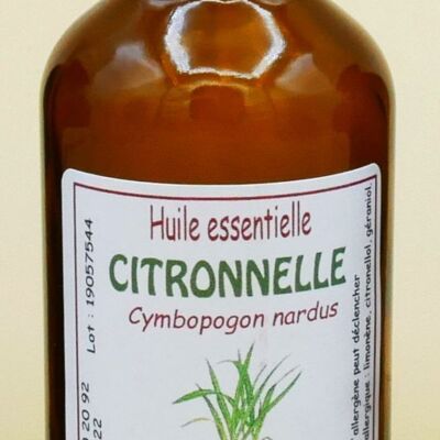 Citronnelle 50ml Huile essentielle