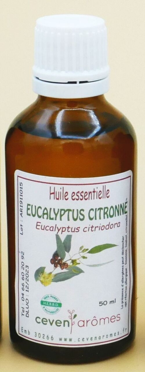 Eucalyptus citronné 50ml Huile essentielle