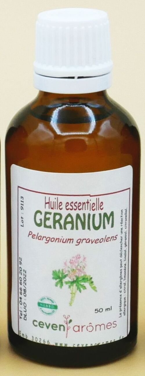Géranium 50ml Huile essentielle