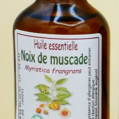 Noix de Muscade 50ml Huile essentielle