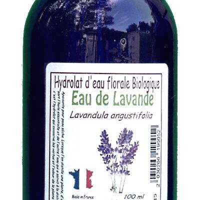 100 ml bottle of organic Lavender floral water