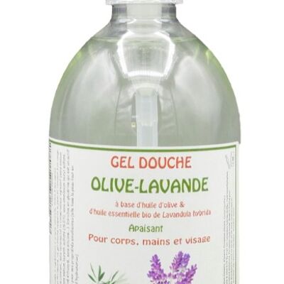 Olive - Lavande - Gel-douche BIO 500ml