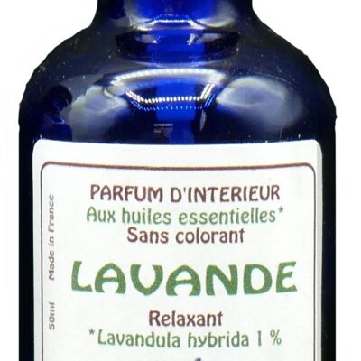 Fragranza ambiente Spray 50 ml - LAVANDA vetro blu