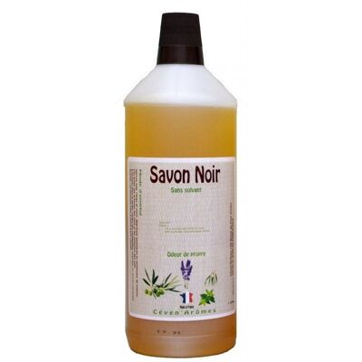 Black soap - 1L with essential oil