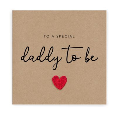 Special Daddy To Be Fathers Day Card, Congratulations Dad To Be Card, New Baby Card, New Parent Card, Birthday Card From The Bump (SKU: FD030B)