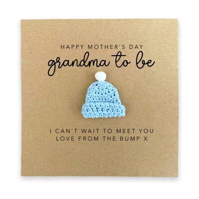 Oma wird Muttertagskarte, für meine Oma, Muttertagskarte für sie, Schwangerschaftsmutterkarte, Oma wird Karte von The Bump (SKU: MD59B)