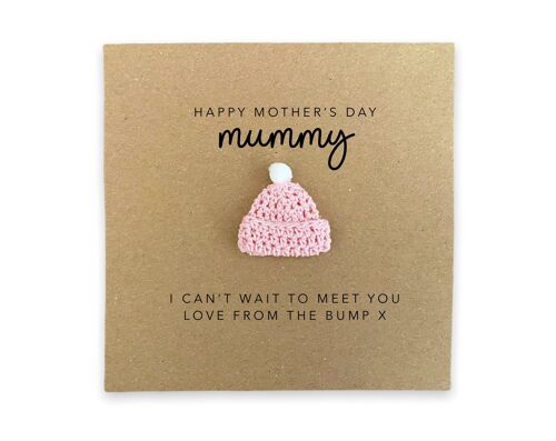Mummy to be Mother's Day Card, For My Mummy To Be, Mother's Day Card For Mum, Pregnancy Mother's Day Card, Card From The Bump, Keepsake (SKU: MD57B)
