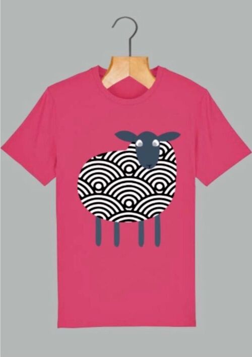 Lost & Found Patterned Tee - PINK- FEED THE HUNGRY
