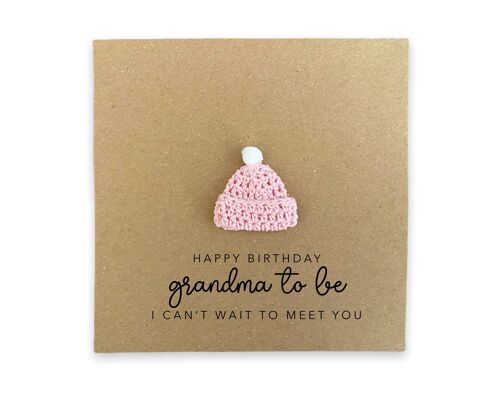 Happy Birthday Grandma to be Card from Bump, Grandma to be, Happy Birthday Grandma, Grandma to be Birthday Card Love Bump, Keepsake Card (SKU: BD241B)