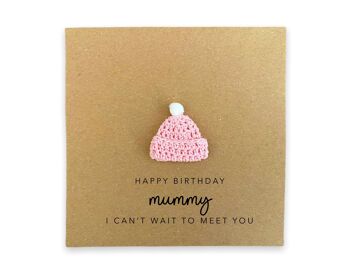 Maman à être carte d'anniversaire, pour ma maman à être, carte de joyeux anniversaire pour maman, carte d'anniversaire de grossesse, maman à être carte de la bosse, souvenir (SKU : BD239B)