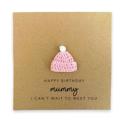 Mummy to be Birthday Card, For My Mummy to be, Happy Birthday Card For Mum, Pregnancy Birthday Card, Mum To Be Card From The Bump, Keepsake (SKU: BD239B)