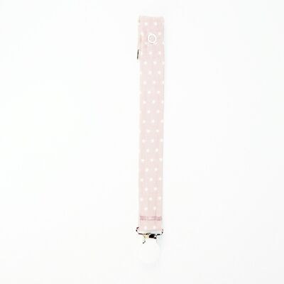 Attache tétine ETOILE Rose