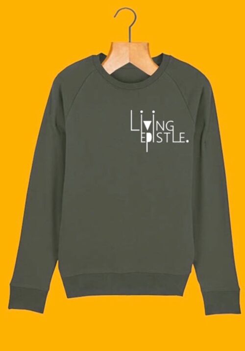 LIVING EPISTLE Sweatshirt- STARGAZER GREEN - A21