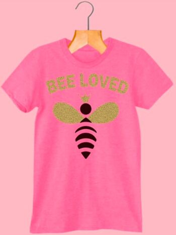 BEE LOVED TEE - ROUGE - A21 3