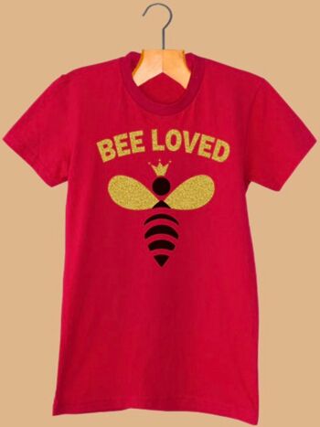 BEE LOVED TEE - ROUGE - FEED THE HUNGRY