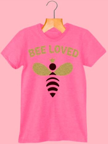 BEE LOVED TEE - ROSE - A21 1