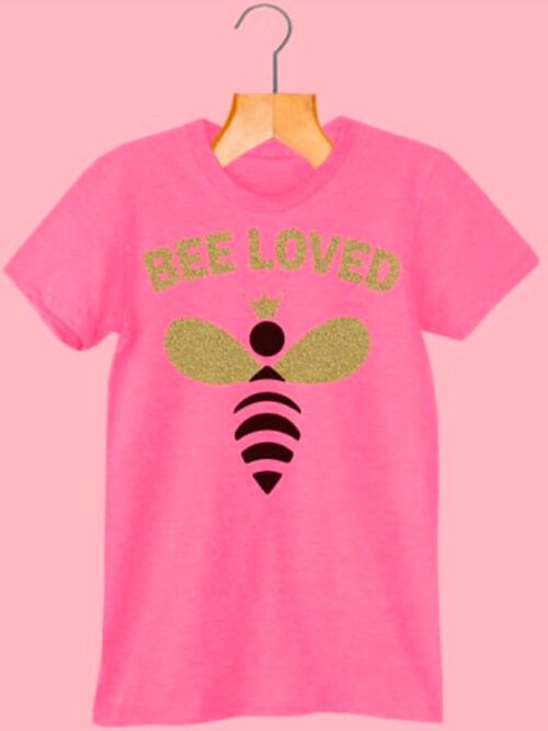 BEE LOVED TEE - GREY- A21
