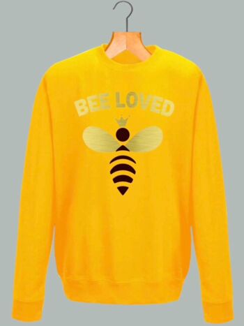 SWEAT-SHIRT BEE LOVED - OR- A21 2