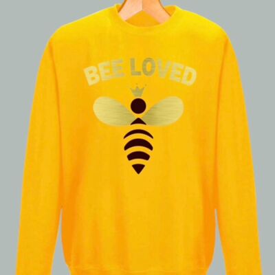 BEE LOVED SWEATSHIRT - GOLD - FEED THE HUNGRY