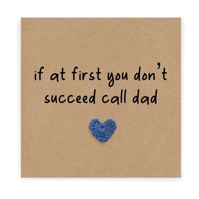 Call Dad Vatertagskarte, Karte für Papa, Papa-Karte, Call Dad Lustige Vatertags-Witzkarte, Vatertagskarte für Papa, Humorkarte (SKU: FD0353)