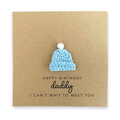 Papá para ser tarjeta de cumpleaños, para mi papá, tarjeta de feliz cumpleaños para papá, tarjeta de cumpleaños de embarazo, papá para ser tarjeta de The Bump, recuerdo (SKU: BD240B)