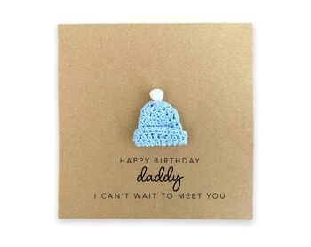 Daddy to be Birthday Card, For My Daddy to be, Happy Birthday Card For Dad, Grossesse Birthday Card, Dad To Be Card From The Bump, Keepsake (SKU: BD240B)