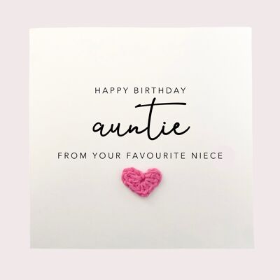 Amazing Auntie On Your Birthday, Auntie Birthday Card, Aunty Birthday Card, Birthday Card For Aunt, Funny Auntie Birthday Card for best aunt (SKU: BD151W)