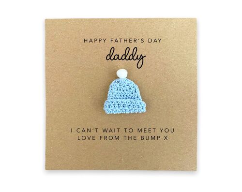 Daddy to be Father's Day Card, For My Daddy To Be, Father's Day Card For Mum, Pregnancy Father's Day Card, Card From The Bump, Keepsake (SKU: FD010)