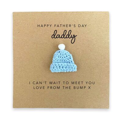 Daddy to be Father's Day Card, For My Daddy To Be, Father's Day Card For Mum, Grossesse Father's Day Card, Card From The Bump, Keepsake (SKU: FD010)