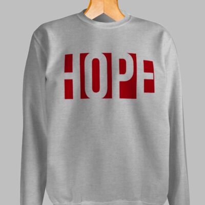 HOPE Sweatshirt- RED - FEED THE HUNGRY