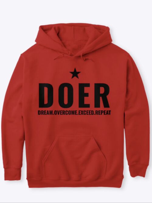 DOER STAR HOODIE - FRENCH NAVY - FEED THE HUNGRY