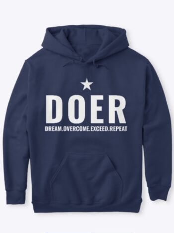 DOER STAR HOODIE - MARINE FRANÇAISE - FEED THE HUNGRY 2