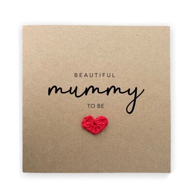 Neue Babykarte, neue Mutterkarte, wird so eine schöne Mama machen, neue Elternkarte, Mummy To Be Card, Schwangerschaftskarte, Babypartykarte (SKU: NB040B)