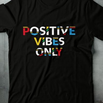 POSITIVE VIBES STATEMENT TEE – FEED THE HUNGRY