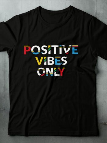 T-SHIRT POSITIVE VIBES - FEED THE HUNGRY