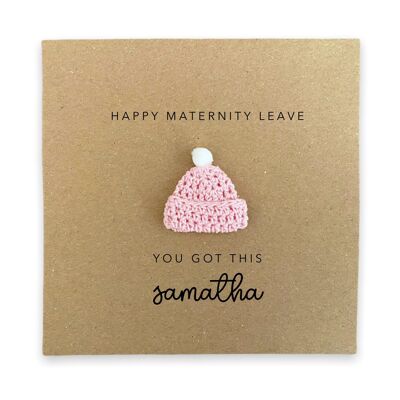 Happy Maternity Leave Card, You've Got This Card, The Next Chapter Good Luck Card, Good Luck Maternity Card for Her, Personalised Card (SKU: NB070PB)