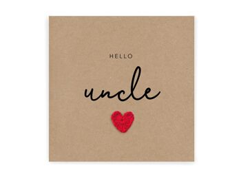 Vous allez être une carte d'oncle, carte d'annonce de grossesse, oncle à être, pour l'oncle, révélation de bébé, nouvelle grossesse de bébé, envoyer au destinataire (SKU : NB033B)
